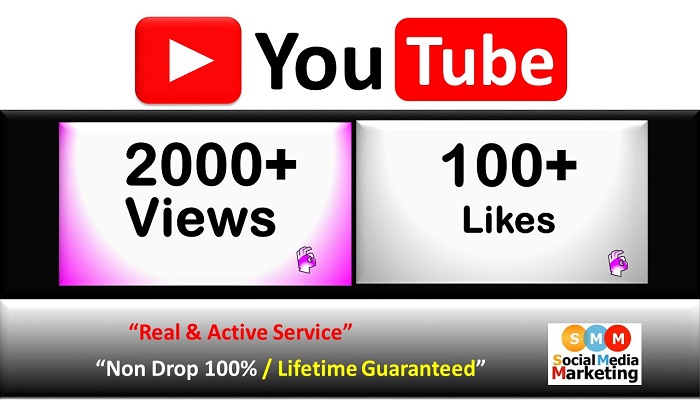 8402Get 5000+ YouTube Video Views from A+ Country 500+ Likes Real Active Users, Non-Droop / Lifetime Guaranteed.