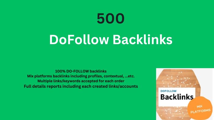 11036500 Do-follow backlinks (mixed platforms)