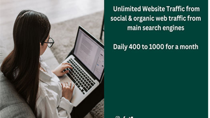 7898Website traffic Social & organic from main search engines