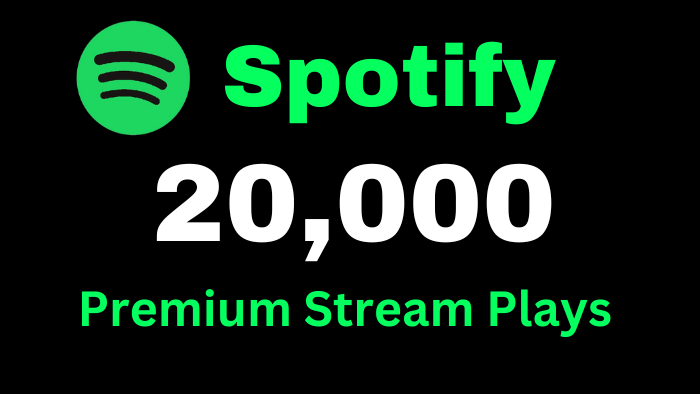 15078Get 1,00,000 to 1,10,000 Spotify Plays , high quality, royalties eligible, TIER 1 countries, active user, non-drop, and lifetime guaranteed and spilt multiple song