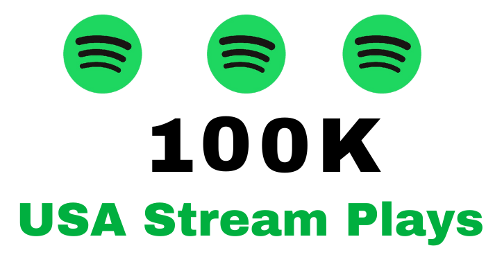 15285Get 1,00,000 to 1,10,000 Spotify Plays , high quality, royalties eligible, TIER 1 countries, active user, non-drop, and lifetime guaranteed and spilt multiple song