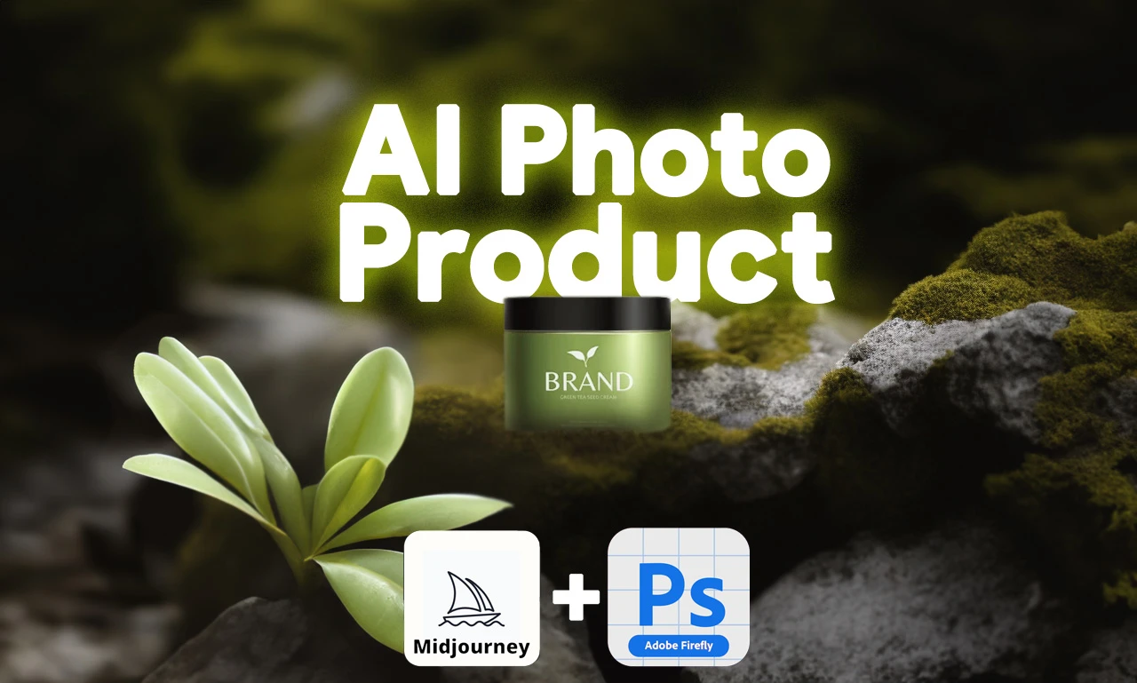 21016I will ai product photography our product ai generated background