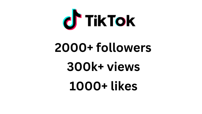 31210You will get 2000 TikTok Followers + 300K Tik Tok Views + 1000 TikTok Likes