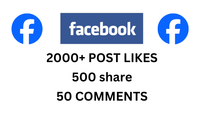 23181You will get 10,000 Facebook Video Views,5000 Post likes, and 500 Post Share and Bonus