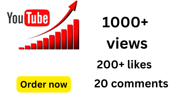 39033You will get 2000+Youtube Views, Youtube Promotion, Youtube Marketing, Youtube Growth