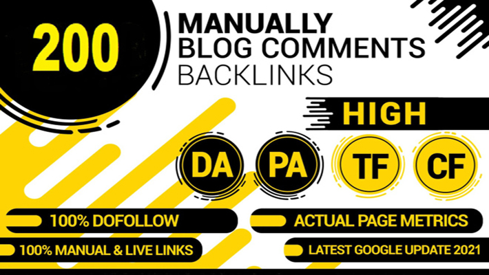 950401050 High Authority Websites Dofollow blog comments Manual Work