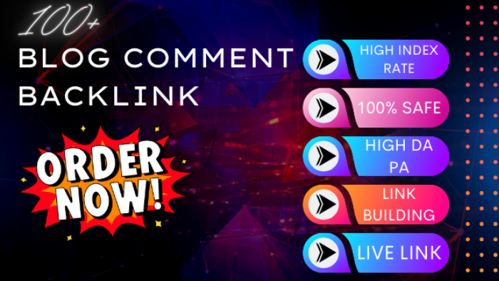 268601I will 200+ provide permanent blog comment backlinks for off page SEO