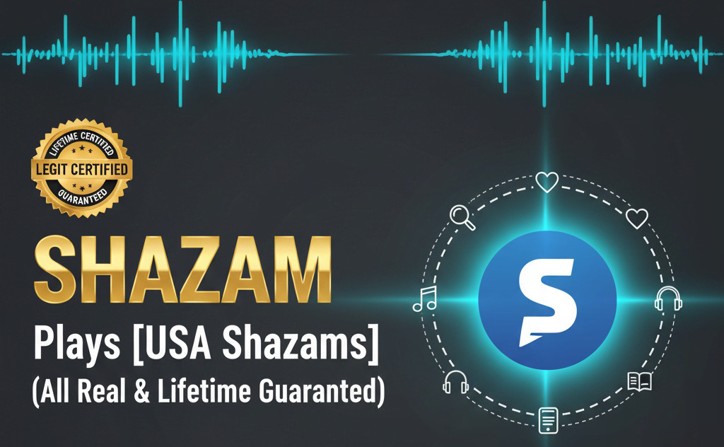 291624🎵 1,000 Shazam Plays (USA) – Fast & Real