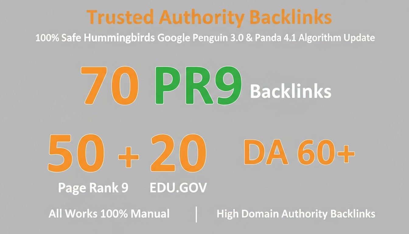 447342200 Manual Profile Links Built on PR9, EDU, Wiki, Blog & Bookmark Authority Sites