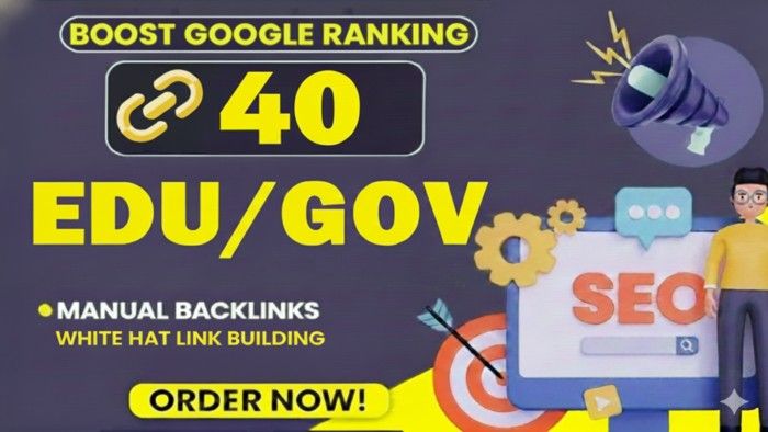 452314I will create 40 Edu/Gov Hihg Quality Profiles Backlinks Manually