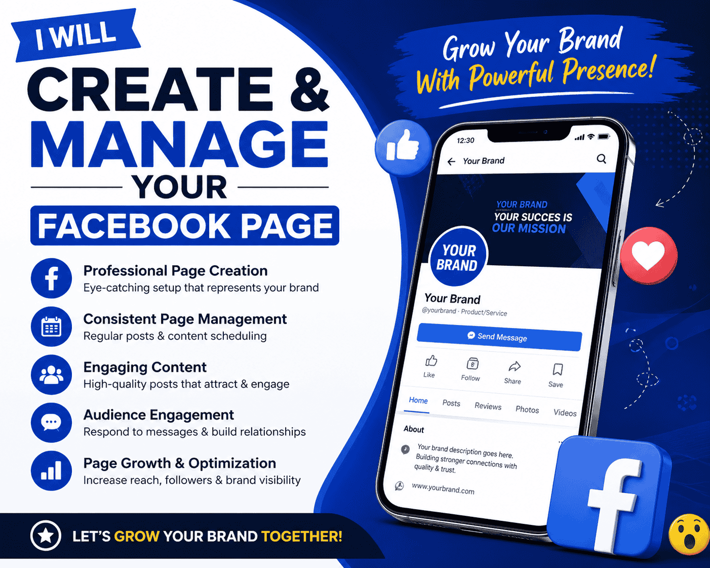 470320I Will Professionaly Create and Manage Your Facebook Account
