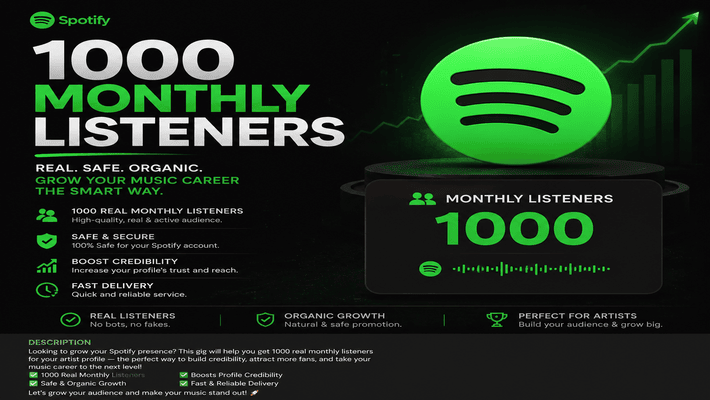 474293I Will Provide 3000 Spotify Premium Plays Fast and Safely