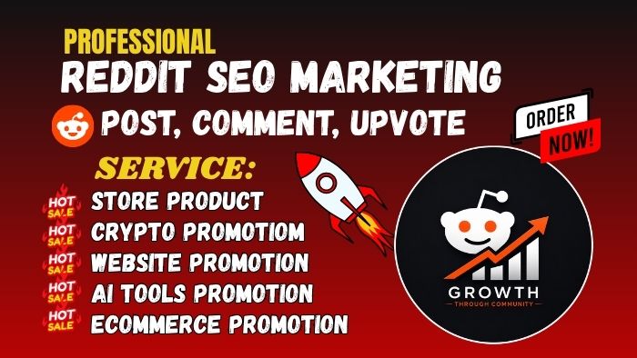 488837I will do organic reddit post, comment to boost sales traffic or conversions for ai tool, app, website, products or anything