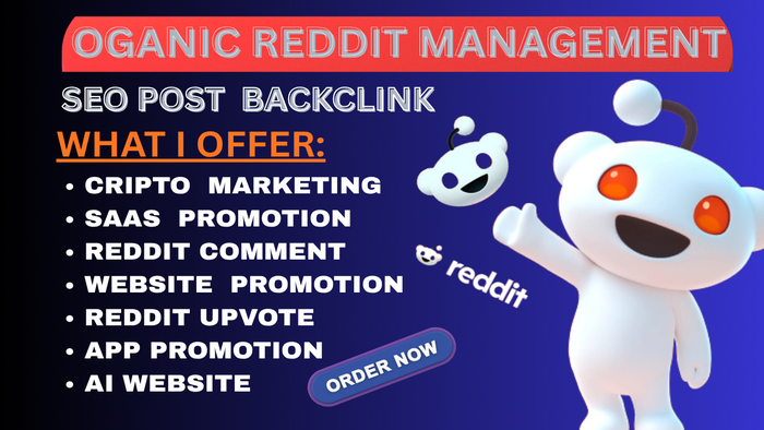 485807I will do Reddit marketing, promotion, and organic traffic growth