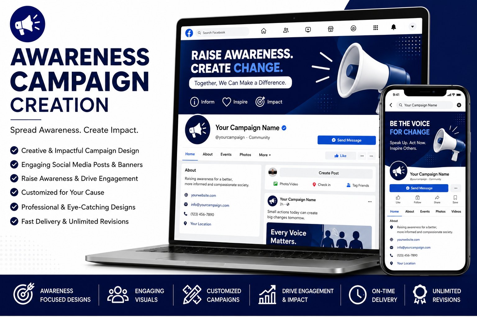 487661I will design and create a high converting Facebook business page