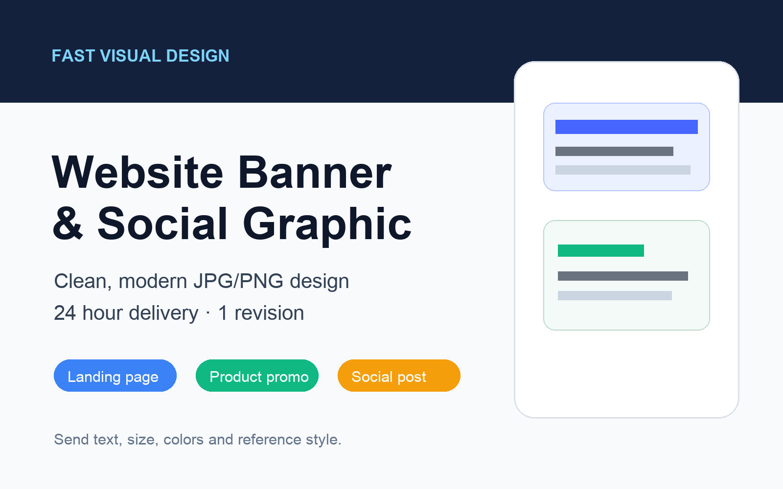 483824I will design a clean website banner or social media graphic in 24 hours