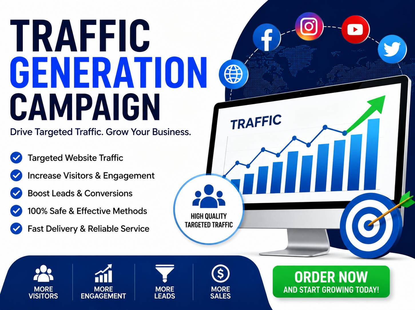 493509I will generate high quality leads through social media marketing and management