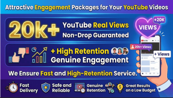 50052220k YouTube real views, non-drop guaranteed