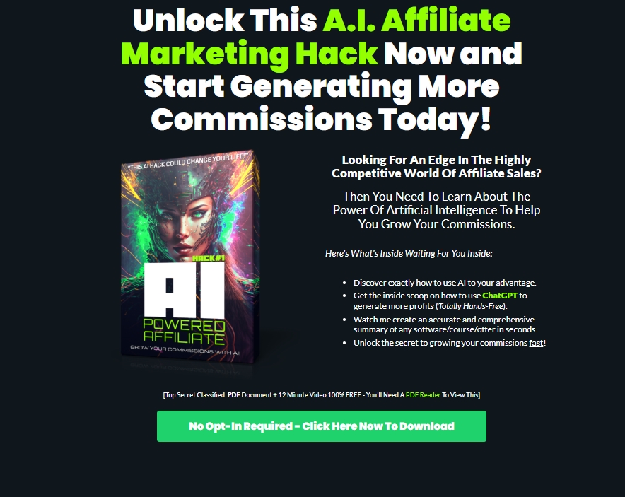 505453show you how to  Affiliate Marketing Hack with A.I