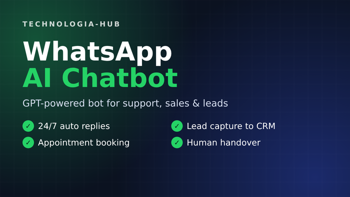 489988I will build a WhatsApp AI chatbot with GPT for support, sales and lead generation